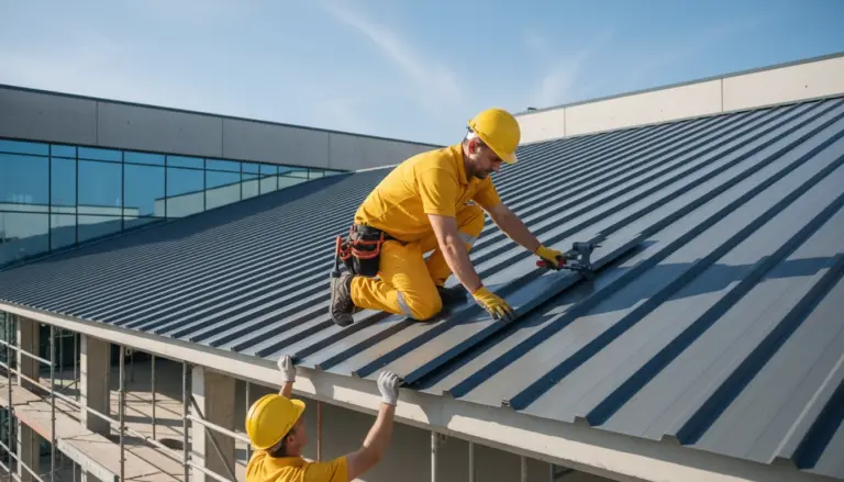 Metal roofing installation in Evansville, IN 